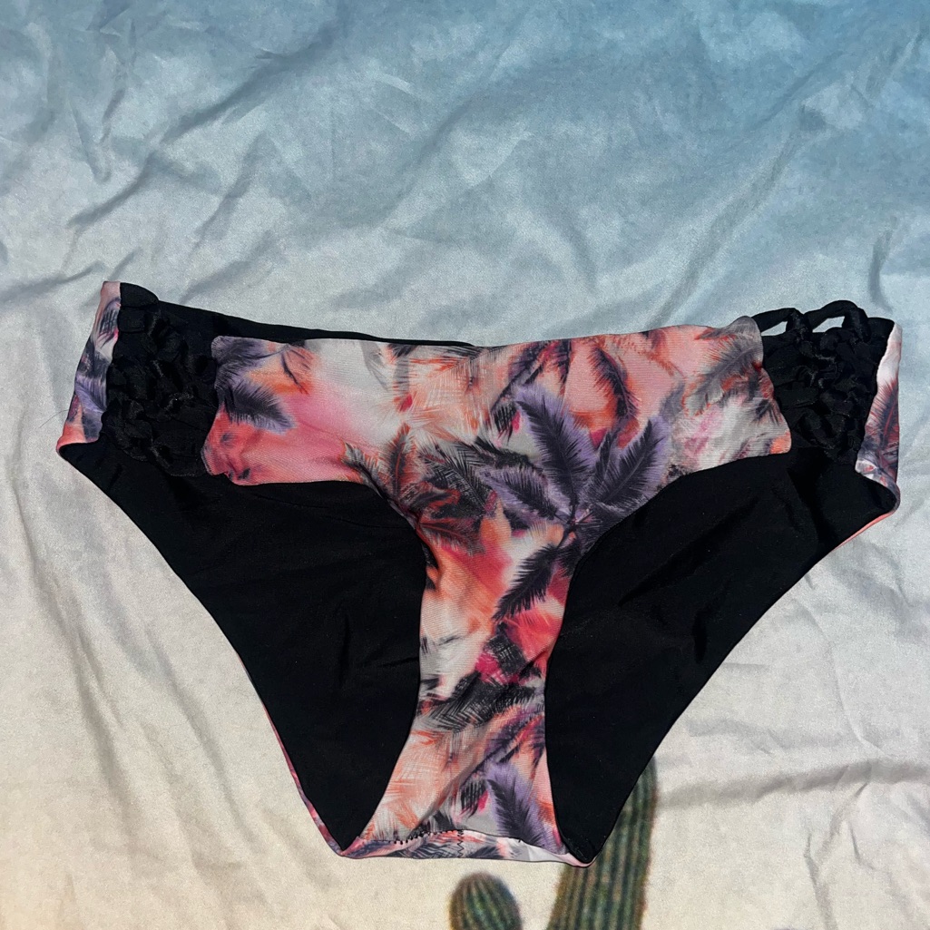 Tropical Low Rise Reversible Bikini Bottoms